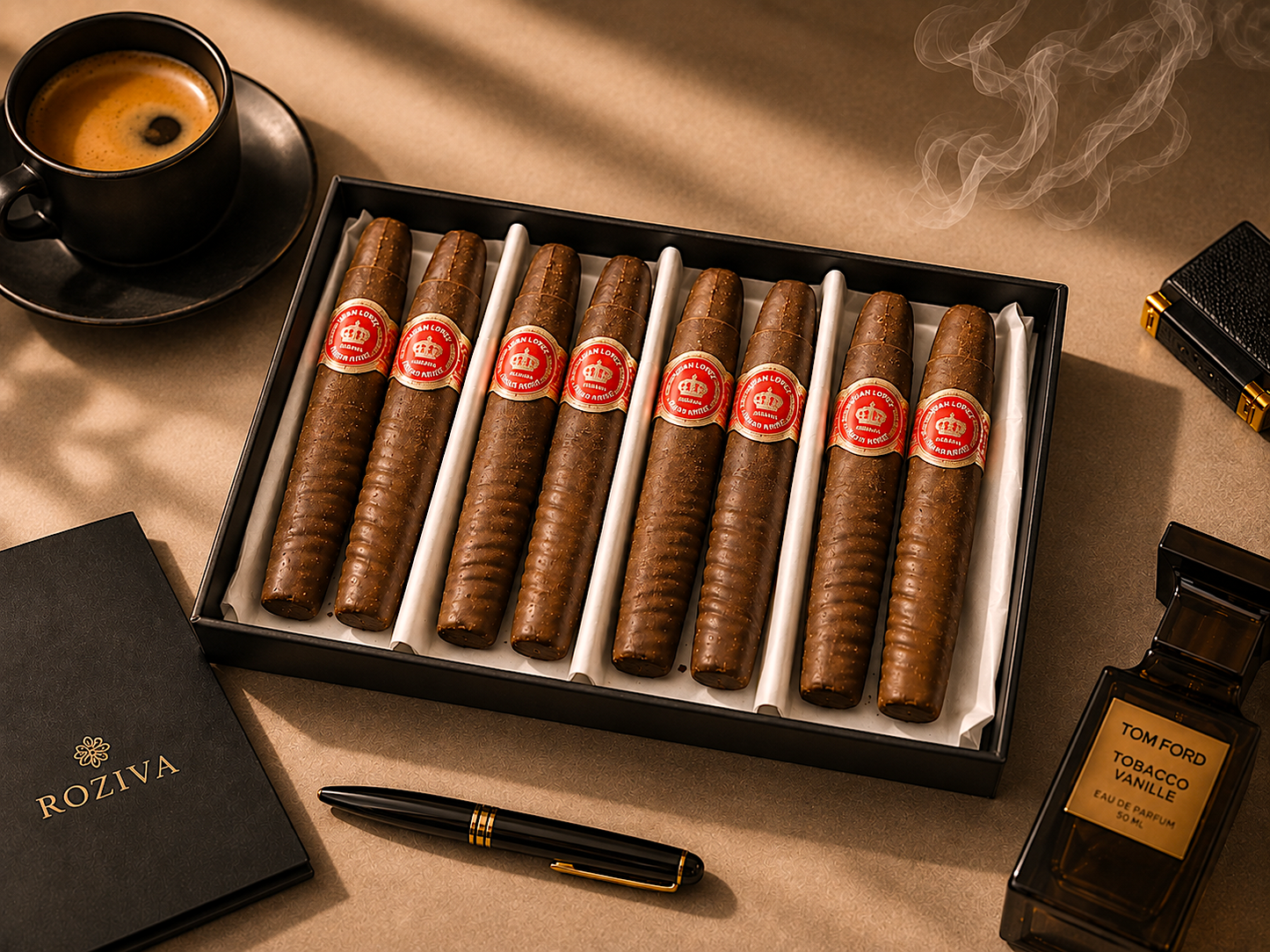 Cigar Chocolate Box — 8 Pieces