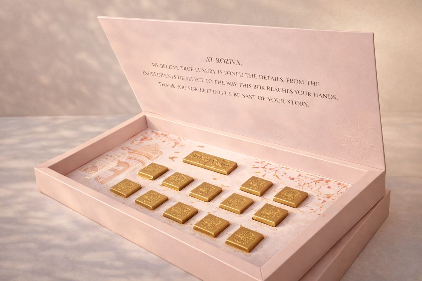 Roziva Golden Eid Box - Luxury Chocolate Collection