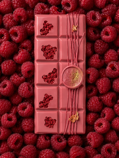 Roziva Ruby Chocolate Bar — Raspberry