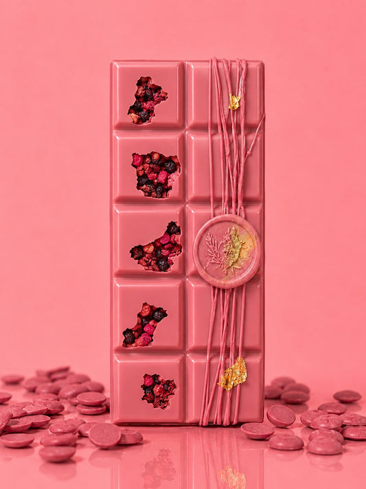 Roziva Ruby Chocolate Bar — Raspberry